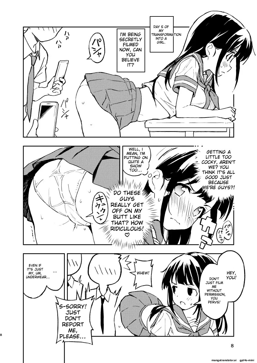 Hentai Manga Comic-If you don't get pregnant for a month, you can become a man again (1)-Read-7